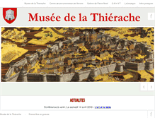 Tablet Screenshot of museedelathierache.com